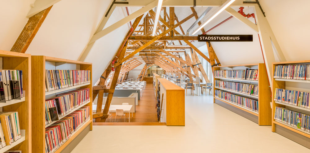 Houten vloer kantoor